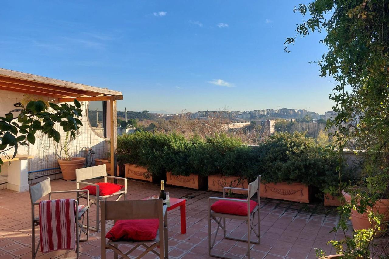 Beautiful Loft In Ponte Milvio With Terrace Leilighet Roma Eksteriør bilde