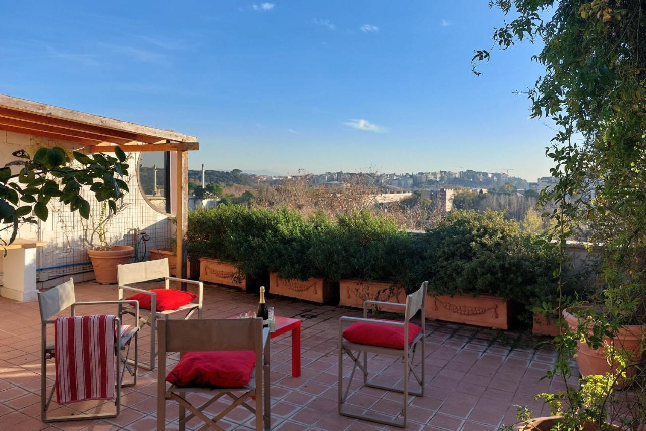 Beautiful Loft In Ponte Milvio With Terrace Leilighet Roma Eksteriør bilde