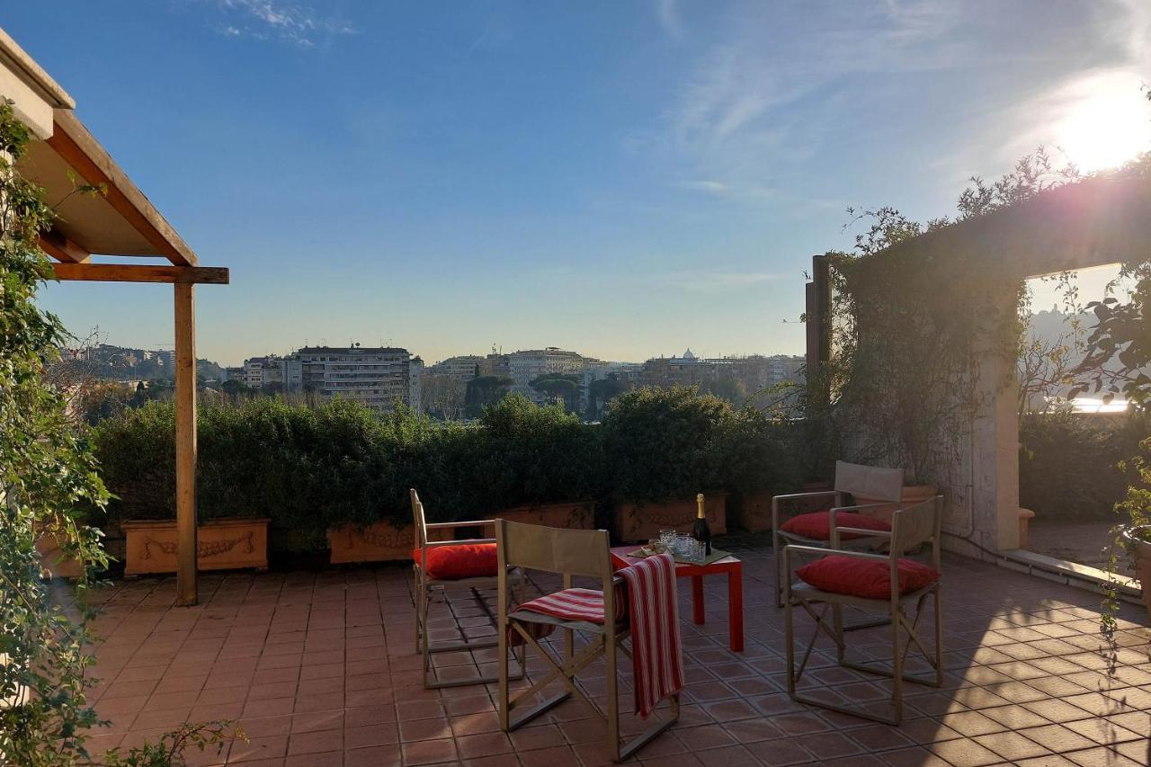 Beautiful Loft In Ponte Milvio With Terrace Leilighet Roma Eksteriør bilde