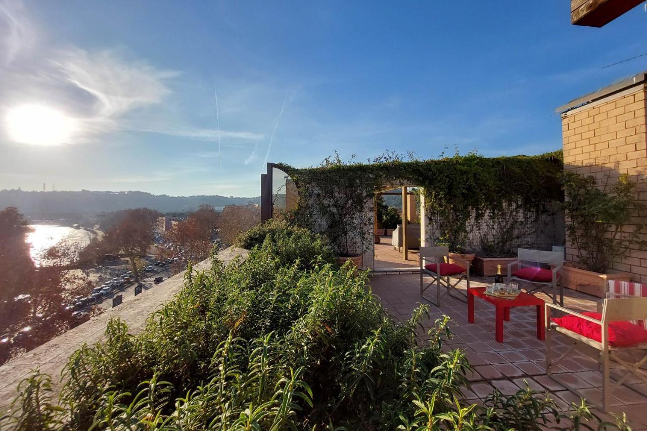 Beautiful Loft In Ponte Milvio With Terrace Leilighet Roma Eksteriør bilde