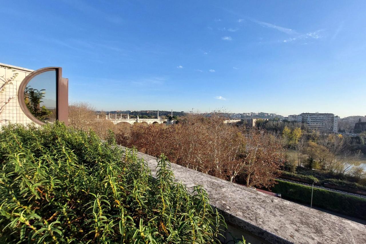 Beautiful Loft In Ponte Milvio With Terrace Leilighet Roma Eksteriør bilde