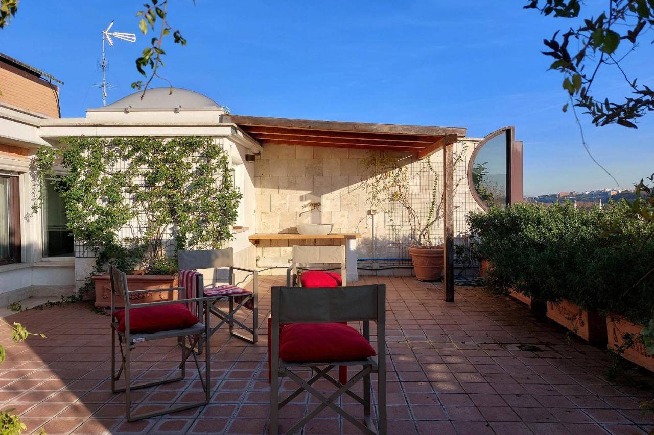 Beautiful Loft In Ponte Milvio With Terrace Leilighet Roma Eksteriør bilde