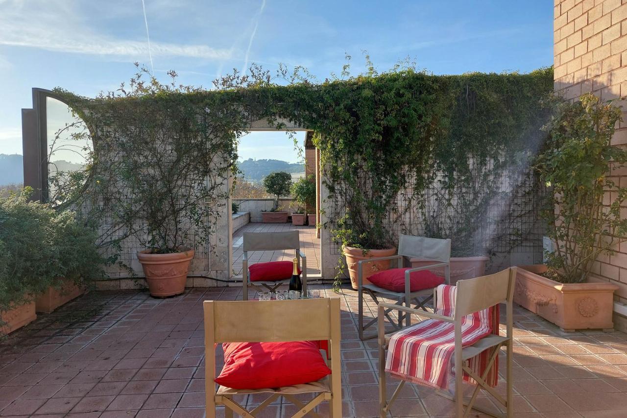 Beautiful Loft In Ponte Milvio With Terrace Leilighet Roma Eksteriør bilde