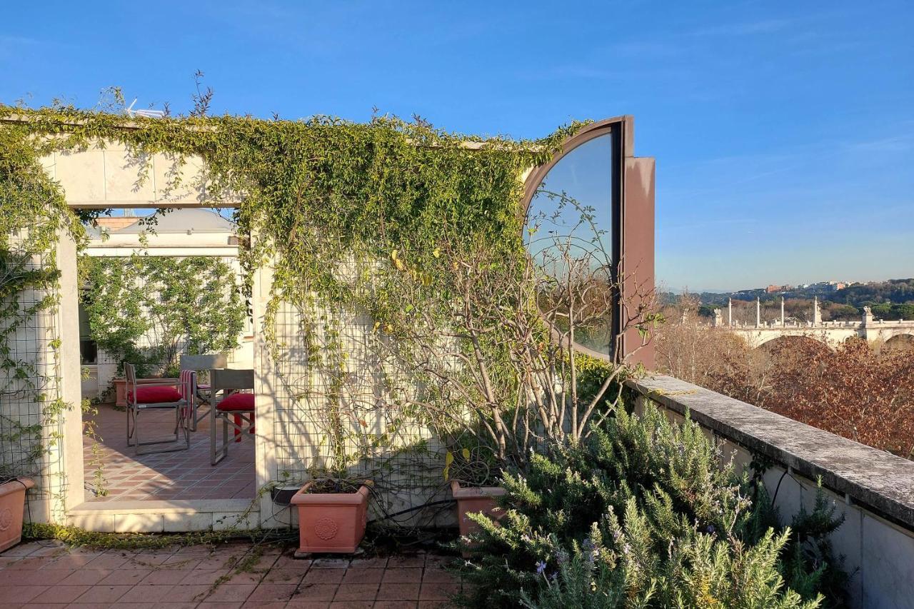 Beautiful Loft In Ponte Milvio With Terrace Leilighet Roma Eksteriør bilde