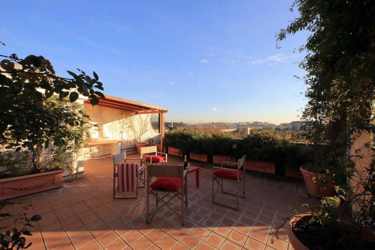 Beautiful Loft In Ponte Milvio With Terrace Leilighet Roma Eksteriør bilde