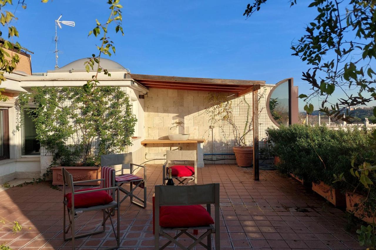 Beautiful Loft In Ponte Milvio With Terrace Leilighet Roma Eksteriør bilde