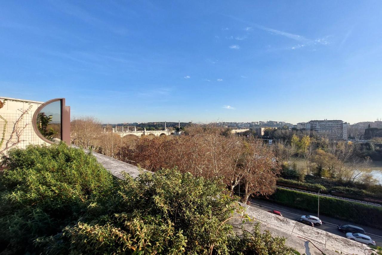 Beautiful Loft In Ponte Milvio With Terrace Leilighet Roma Eksteriør bilde