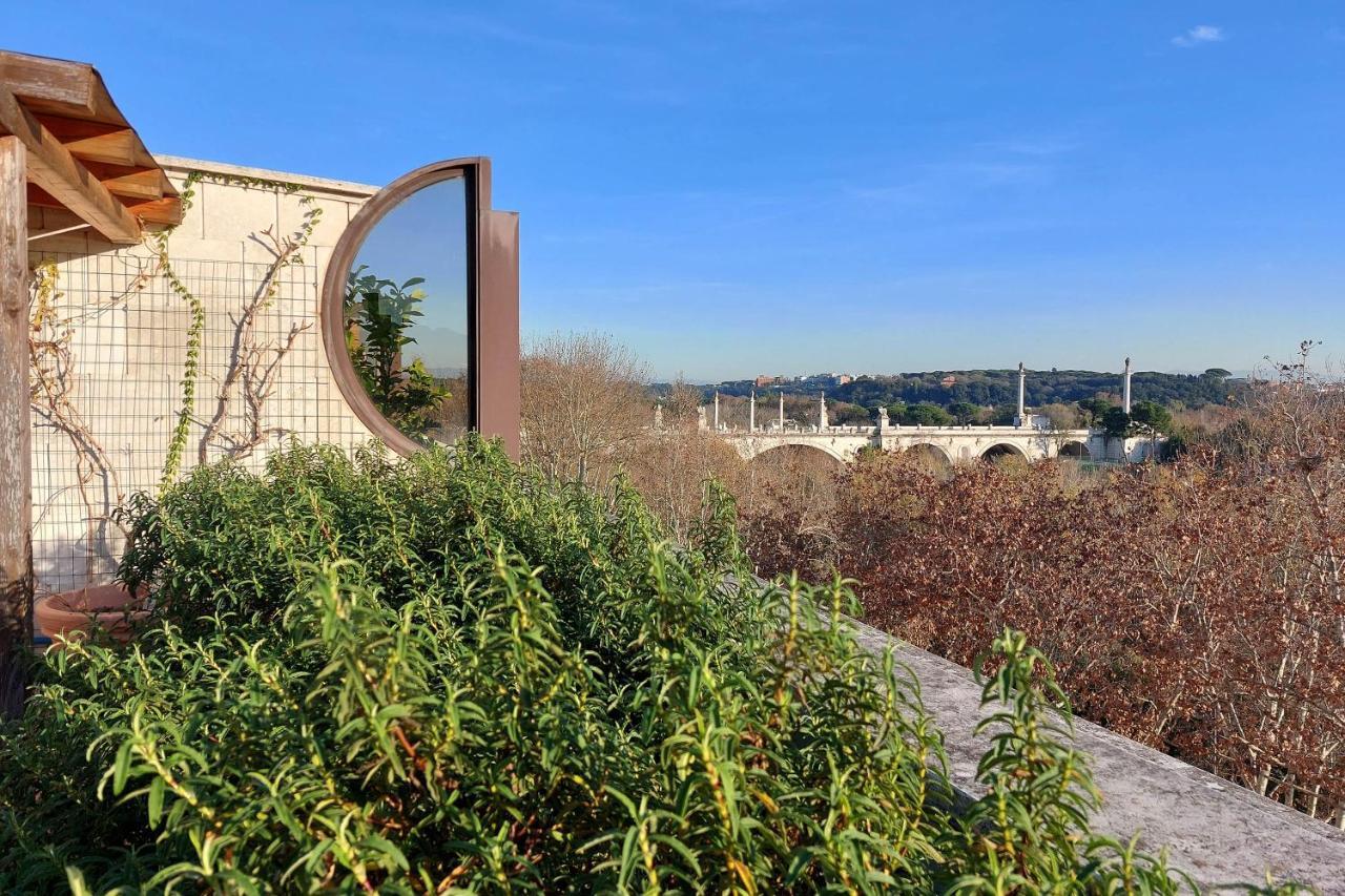 Beautiful Loft In Ponte Milvio With Terrace Leilighet Roma Eksteriør bilde