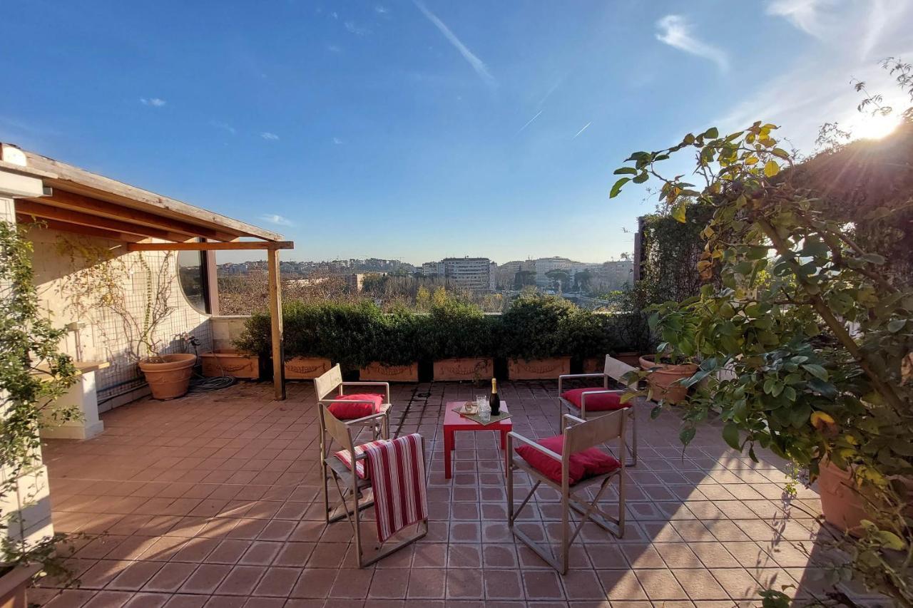 Beautiful Loft In Ponte Milvio With Terrace Leilighet Roma Eksteriør bilde