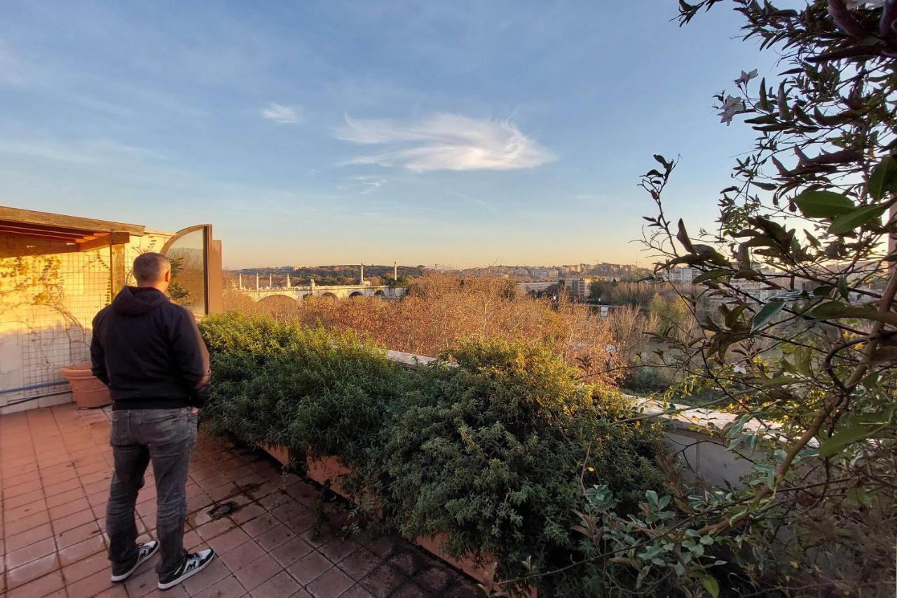 Beautiful Loft In Ponte Milvio With Terrace Leilighet Roma Eksteriør bilde