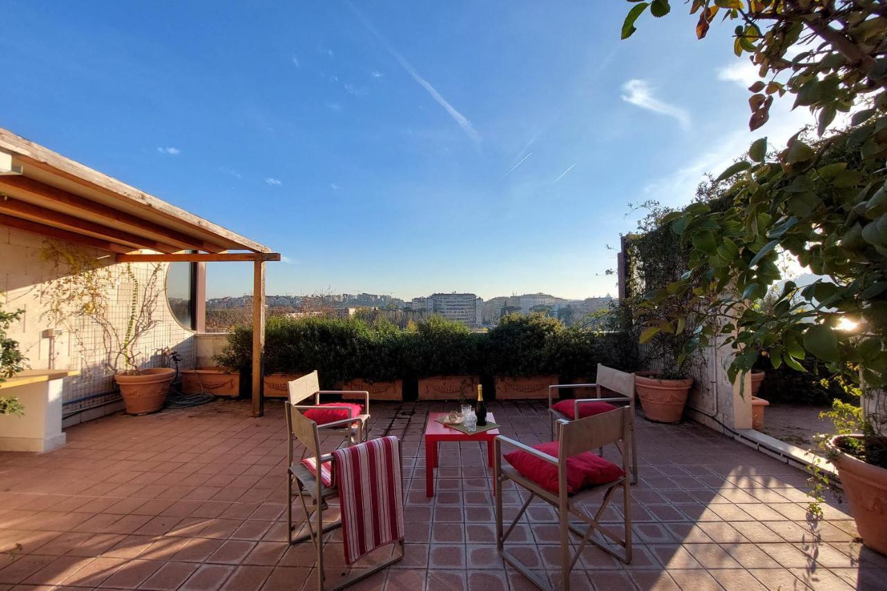 Beautiful Loft In Ponte Milvio With Terrace Leilighet Roma Eksteriør bilde