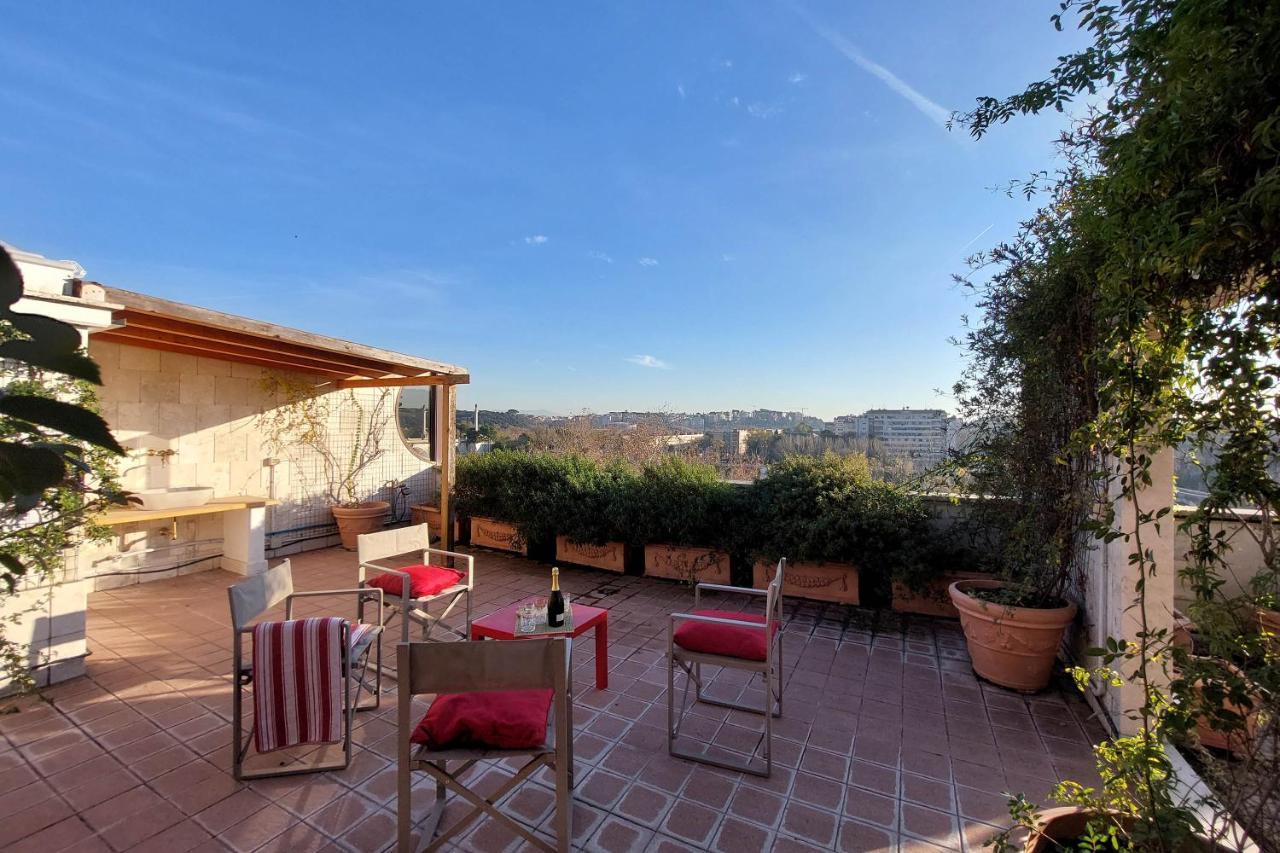 Beautiful Loft In Ponte Milvio With Terrace Leilighet Roma Eksteriør bilde